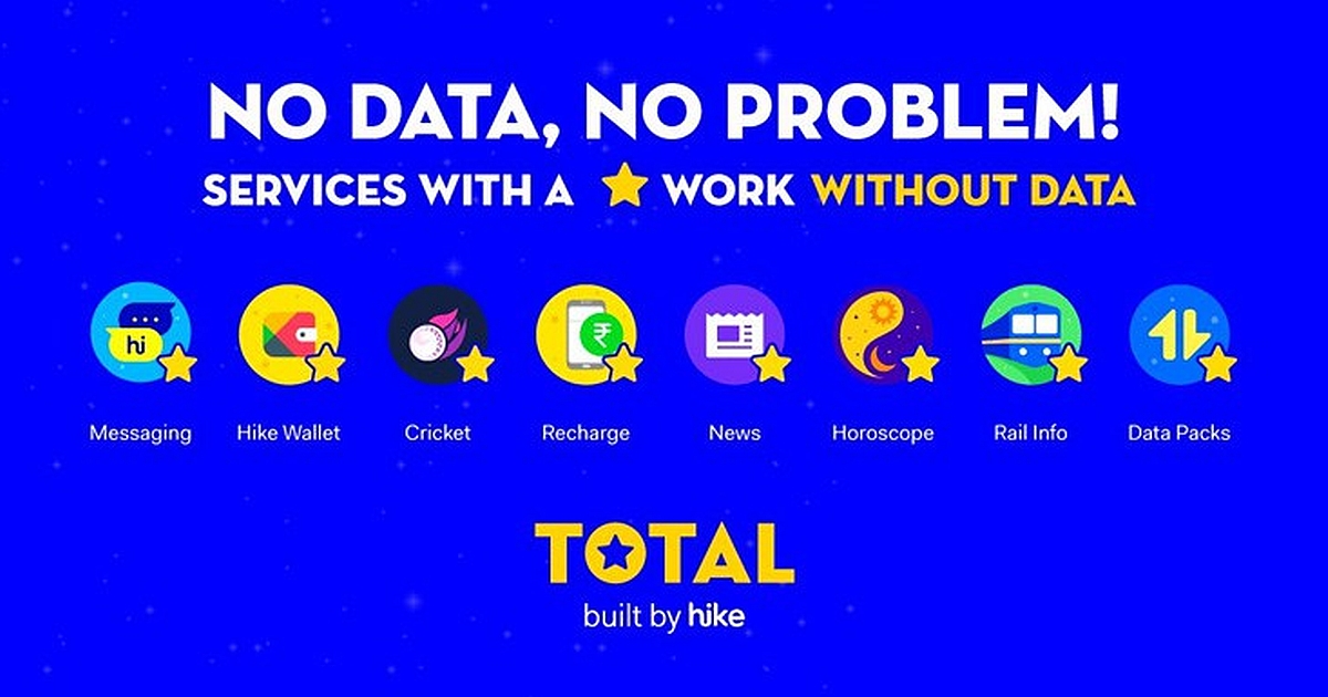 Total by Hike Messenger makes data connection trivial